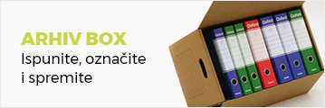 Arhiv box - ispunite, označite i spremite