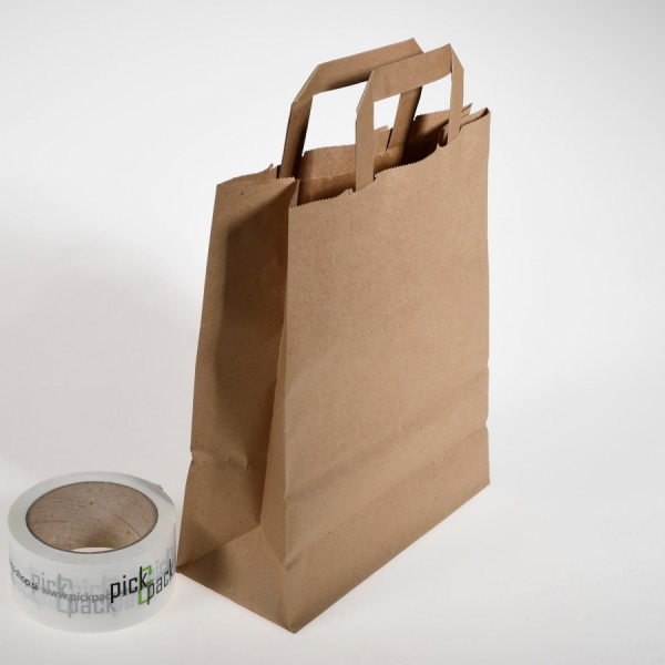 Vrećica papirnata s ručkom S 220x100x280mm (20komada)