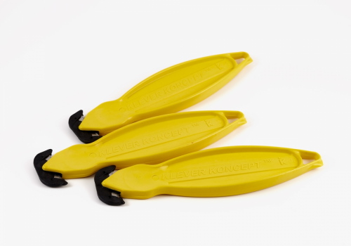 Sigurnosni nož Klever Koncept žuti  