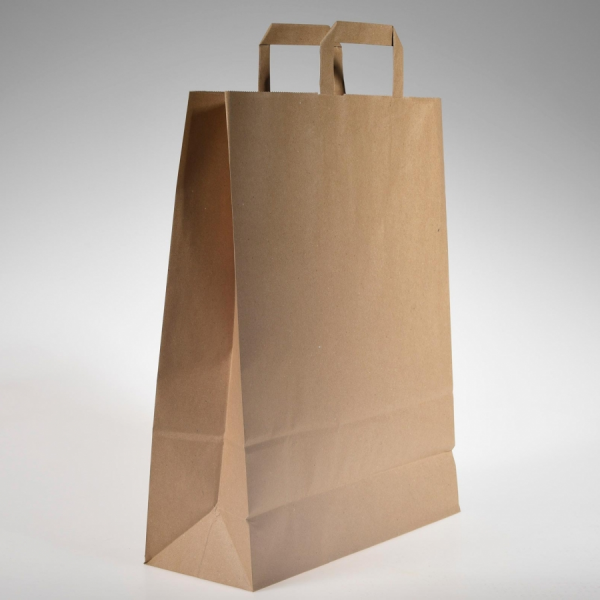 Vrećica papirnata s ručkom L 310x120x450mm (20komada)