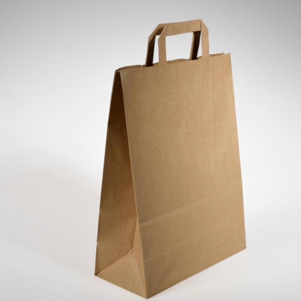 Vrećica papirnata s ručkom M 260x120x350mm (20komada)