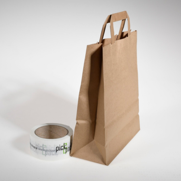 Vrećica papirnata s ručkom S 220x100x280mm (20komada)